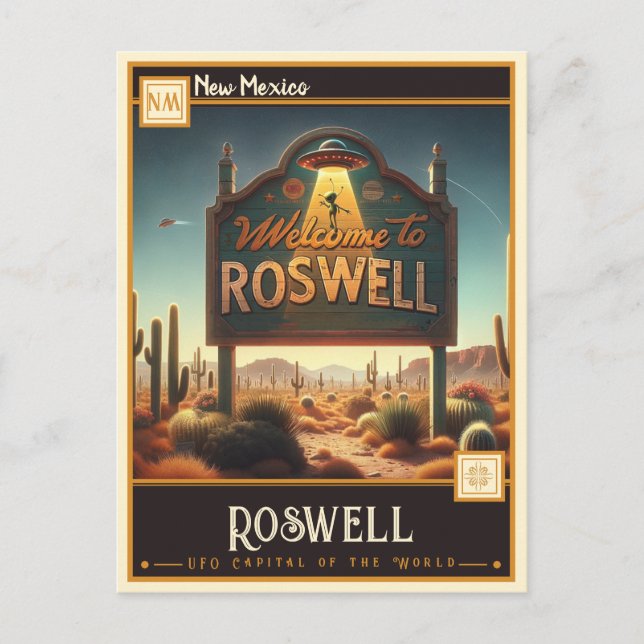 Roswell, New Mexico | Vintage Postcard (Front)