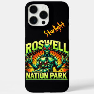Roswell’s Alien Encounter Park Awaits! iPhone 16 Pro Max Case
