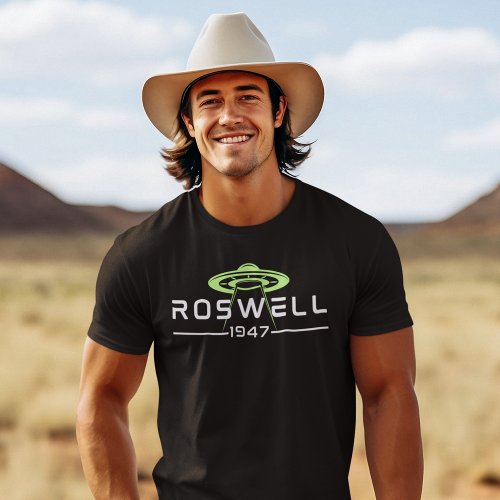 Roswell UFO Alien Extraterrestrial Flying Saucer T_Shirt