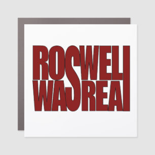 Roswell UFO crash Car Magnet