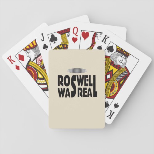 Roswell was real poker cards