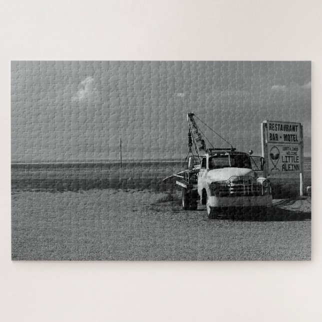Roswell's Alien Truck Stop Jigsaw Puzzle (Horizontal)
