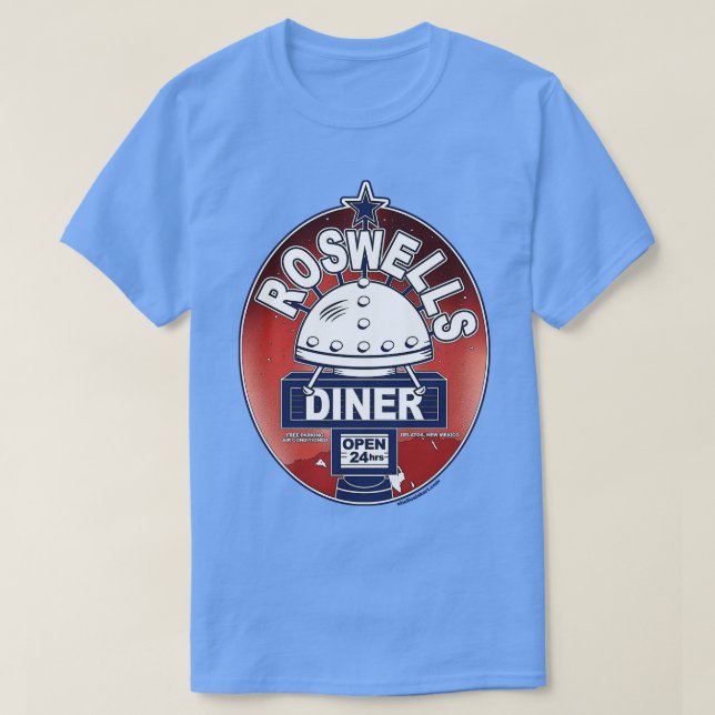 Roswells Diner Souvenir Tshirt (Design Front)