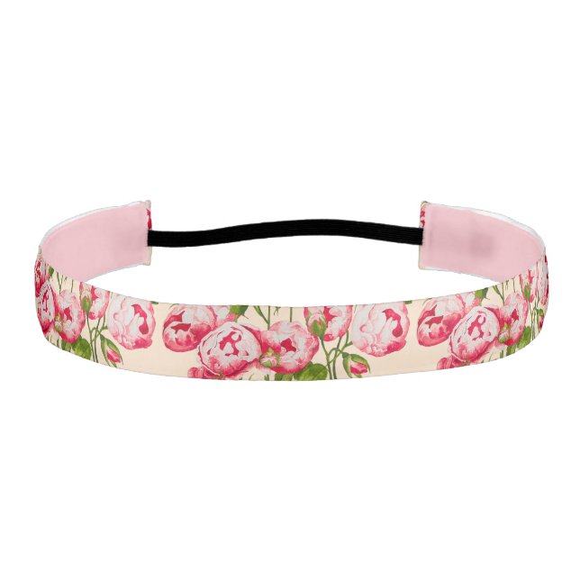Rosy Abundance on a Headband (Front)