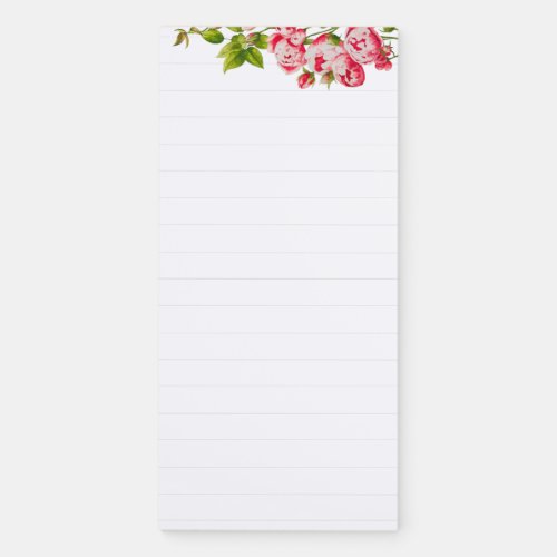 Rosy Abundance on a Magnetic Notepad