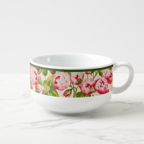 Rosy Abundance on a Soup Mug