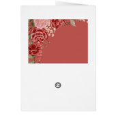 Rosy Blooms Cards (Back)