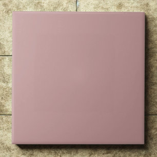 Rosy Brown #c39797 Modern Elegance Ceramic Tile