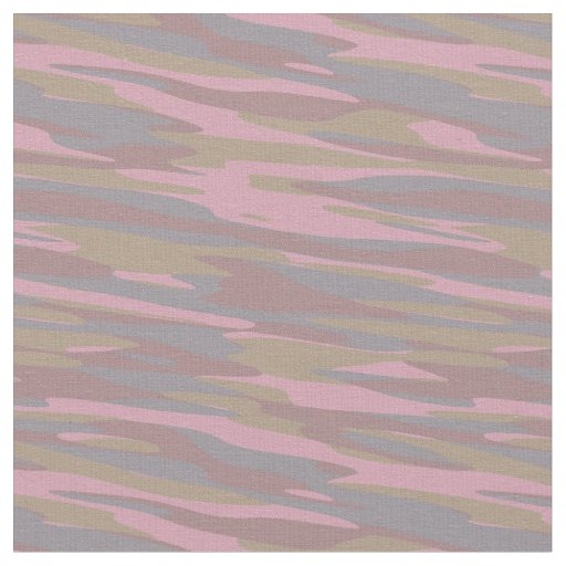 Rosy Brown, faded pink, mountain mist camo Fabric