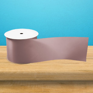 Rosy Brown Solid Color Satin Ribbon