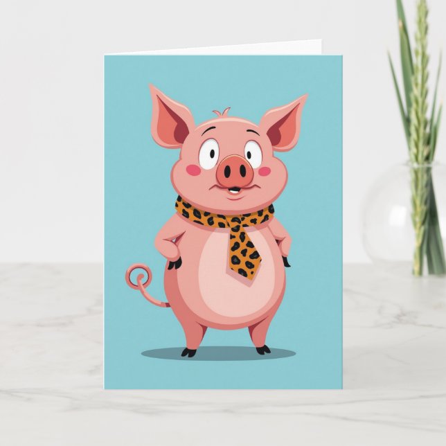 Rosy Cheeked Fathers Day Card (Front)