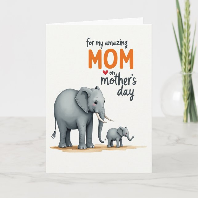Rosy Cheeked Mothers Day Card (Front)