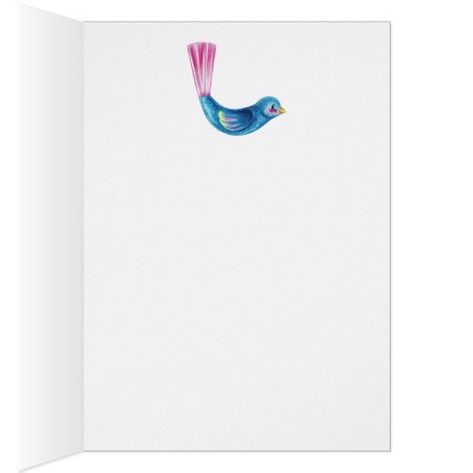 Rosy Cheeked Vintage Angel in Clouds (Inside (Right))