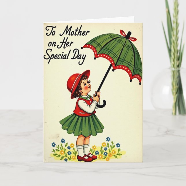 Rosy Cheeks Mothers Day Card (Front)