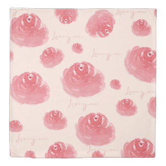 Rosy Duvet Cover