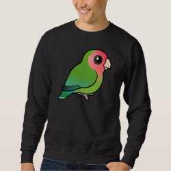 Birdorable Rosy-faced Lovebird Men's Basic Sweatshirt