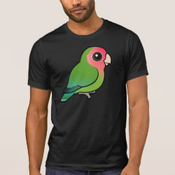 Birdorable Rosy-faced Lovebird Men's Alternative Apparel Basic Crew Neck T-Shirt
