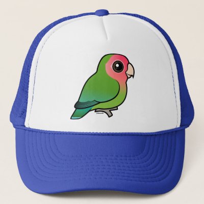 Rosy-faced Lovebird Trucker Hat