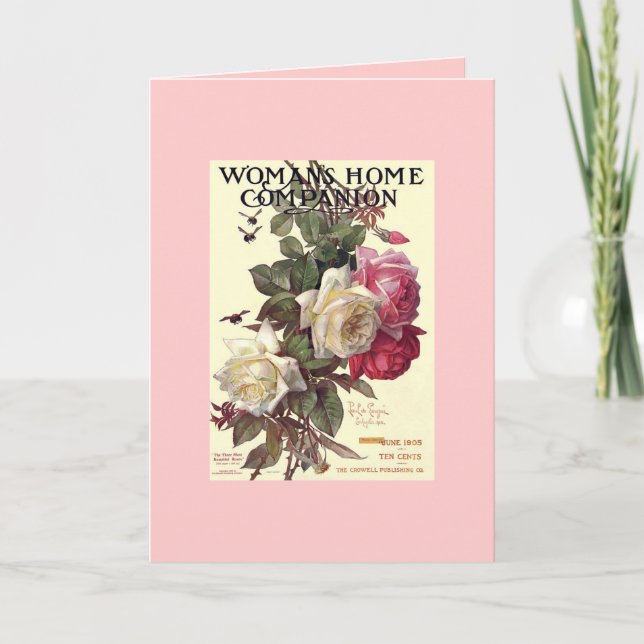 Rosy Greeting Card (Front)