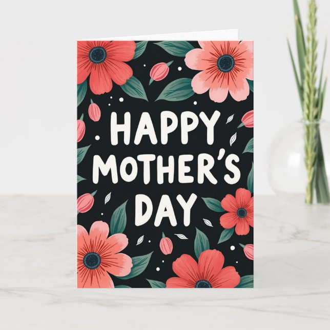 Rosy Hue Mothers Day Love Card (Front)