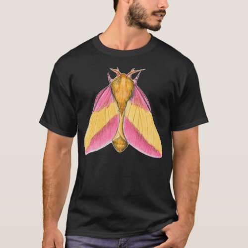 Rosy Maple Moth 2 Dryocampa rubicunda T_Shirt