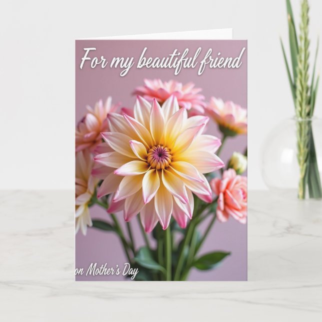 Rosy Mothers Day Blush Card (Front)