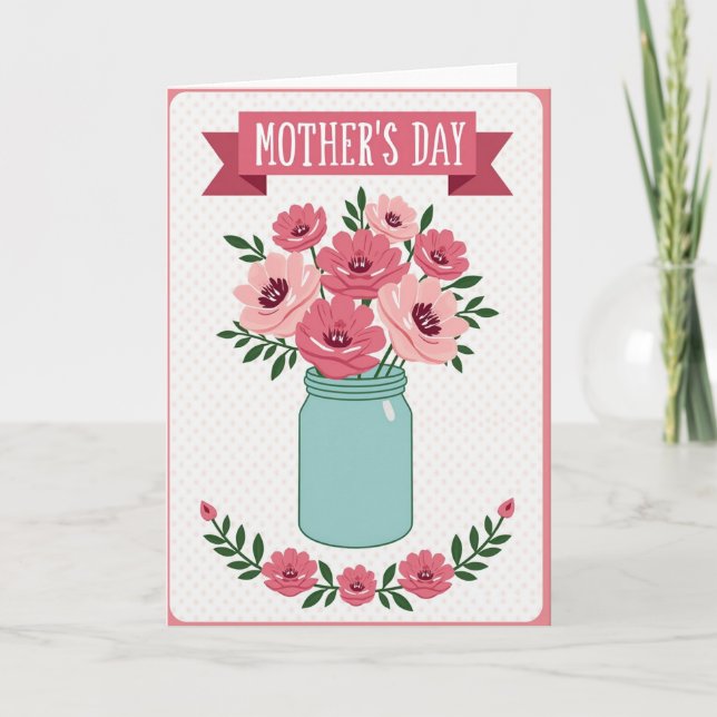 Rosy Mothers Day Card (Front)