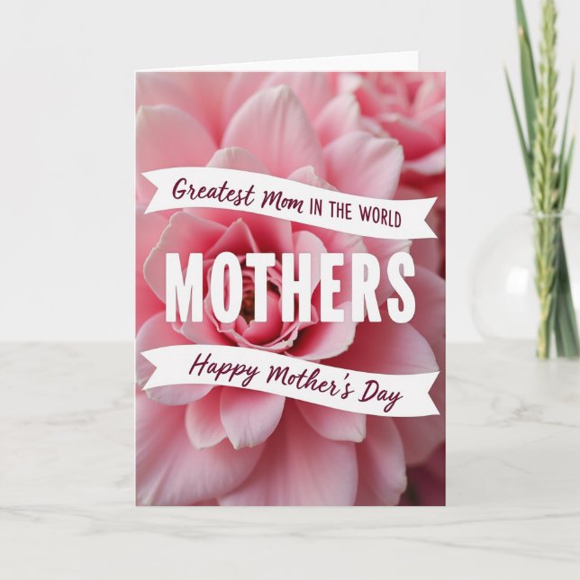 Rosy Mothers Day Wish Card (Front)
