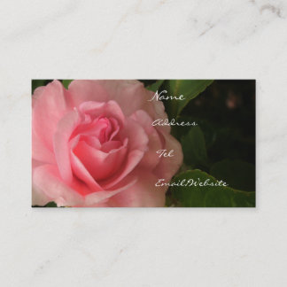 Rosy Pink Business Card