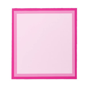 Rosy Pink Classic Boarder Photo frame Notepad