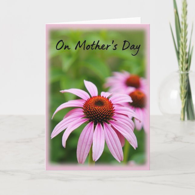 Rosy Pink Mothers Day Card (Front)