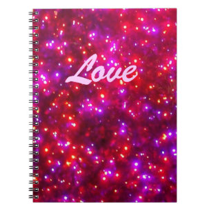 Rosy Sparkle ' Love' Notebook/Journal Notebook