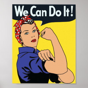 Rosy The Riveter Poster