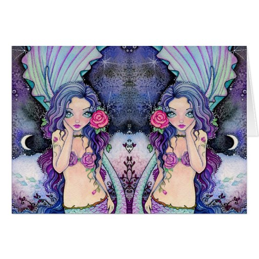 Rosy Twilight - blank card (Front Horizontal)