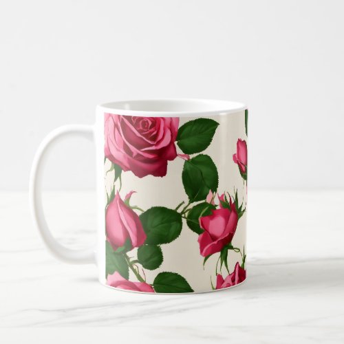 Rosy Vine Harmony Coffee Mug