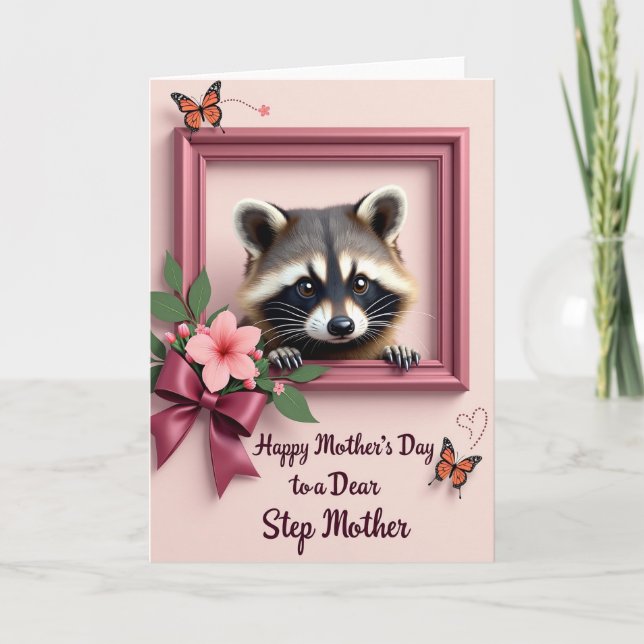 Rosy Woodland Mothers Day Card (Front)