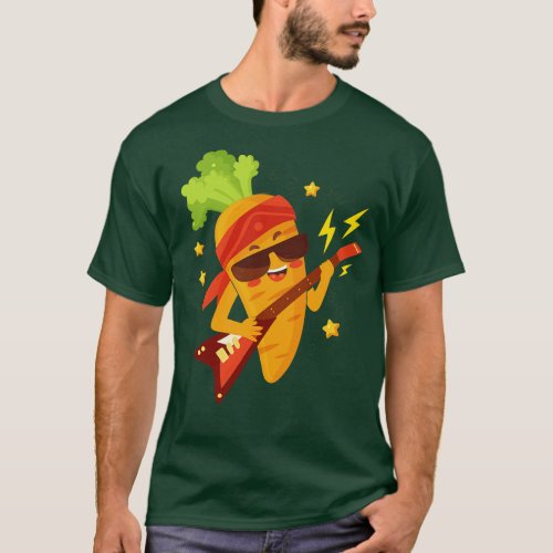 rot Guitar Player T_Shirt