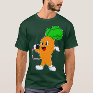 rot Singer Microphone Music T-Shirt