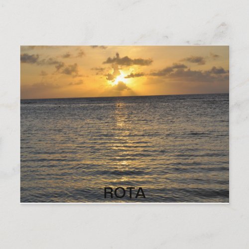 Rota Sunset Postcard