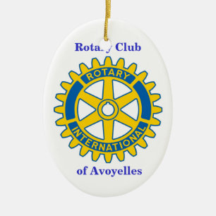 Rotary Club, of Avoyelles Ceramic Ornament