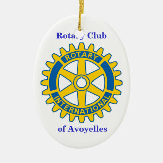 Rotary Club, of Avoyelles Ceramic Ornament