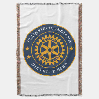 Rotary Club of Plainfield Throw Blanket