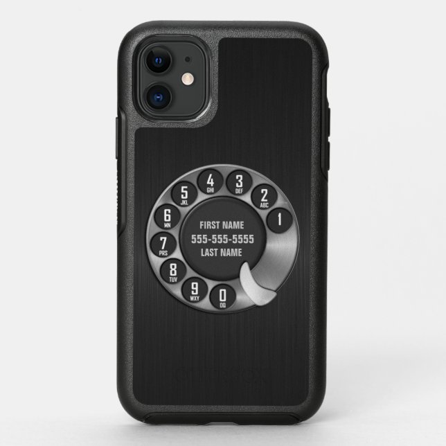 Rotary Dial Phone Otterbox iPhone Case (Back)