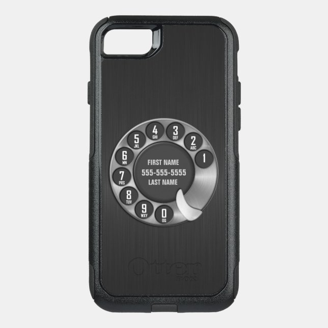 Rotary Dial Phone Otterbox iPhone Case (Back)