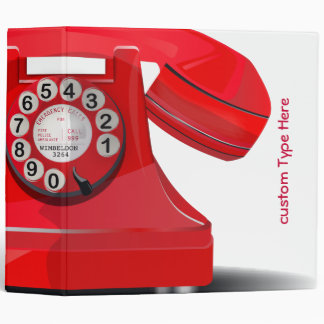 Rotary Dial Telephone Binder
