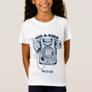 Rotary dial telephone Blue T-Shirt
