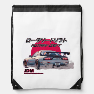 Rotary Drift RX-7 - Japanese Street Legend Drawstring Bag