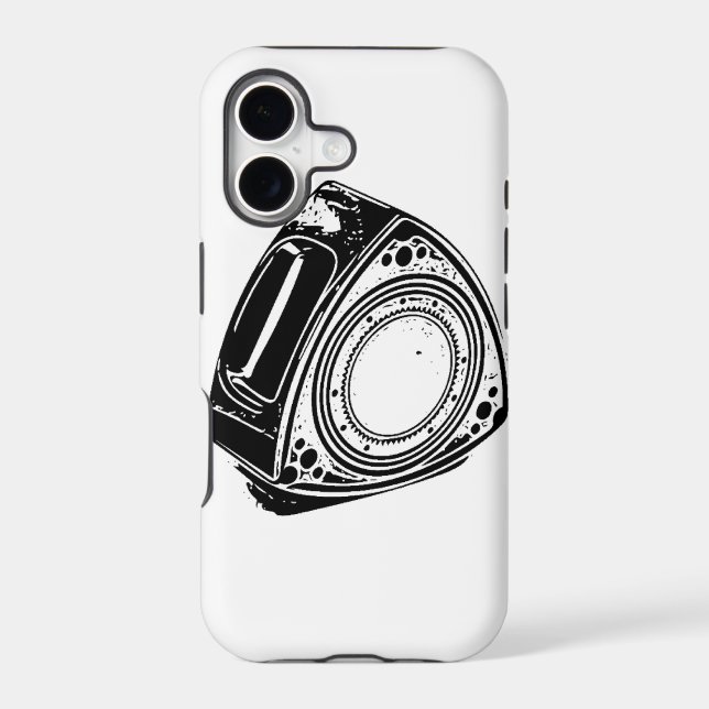 Rotary Engine Iphone Case (Back)
