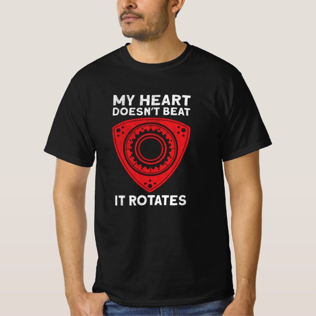 Rotary Engine Revolutions Car Tuning Car Workshop T-Shirt (Front)