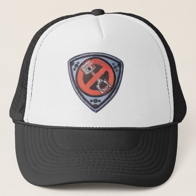 rotary engine rx rx8 piston car rotor rx-8 trucker hat (Front)